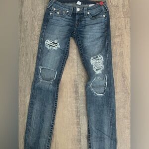 True religion low waisted jeans